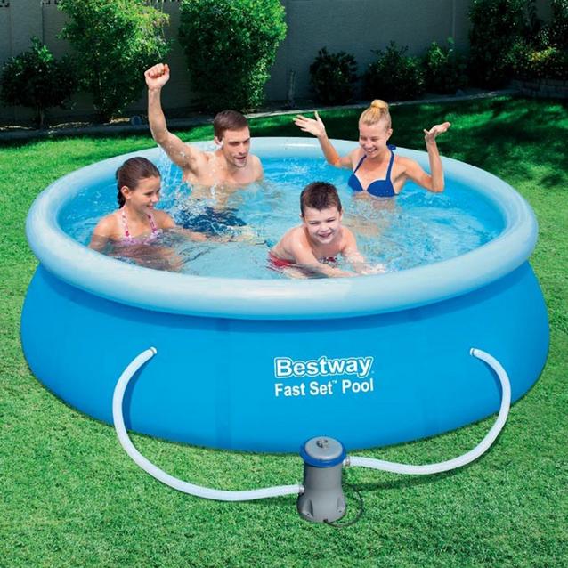 Round inflatable deals pool