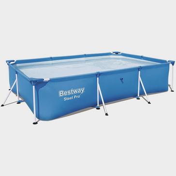 Blue Bestway Steel Pro Rectangular Pool 3,300 Litres