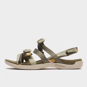 Green Merrell Women’s District 3 Backstrap Web Sandals