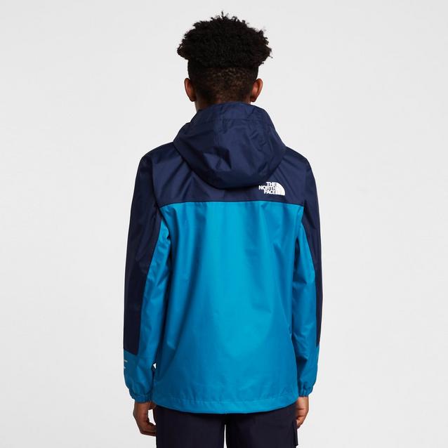 The North Face Hyvent Blue Midweight Jacket Hooded Waterproof