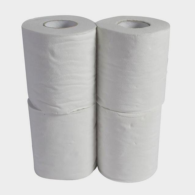 White HI-GEAR Biodegradable Toilet Roll (4 Pack) image 1