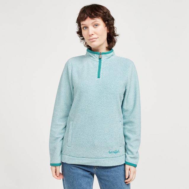 Weird Fish Women's Regina Eco Quarter-Zip Fleece