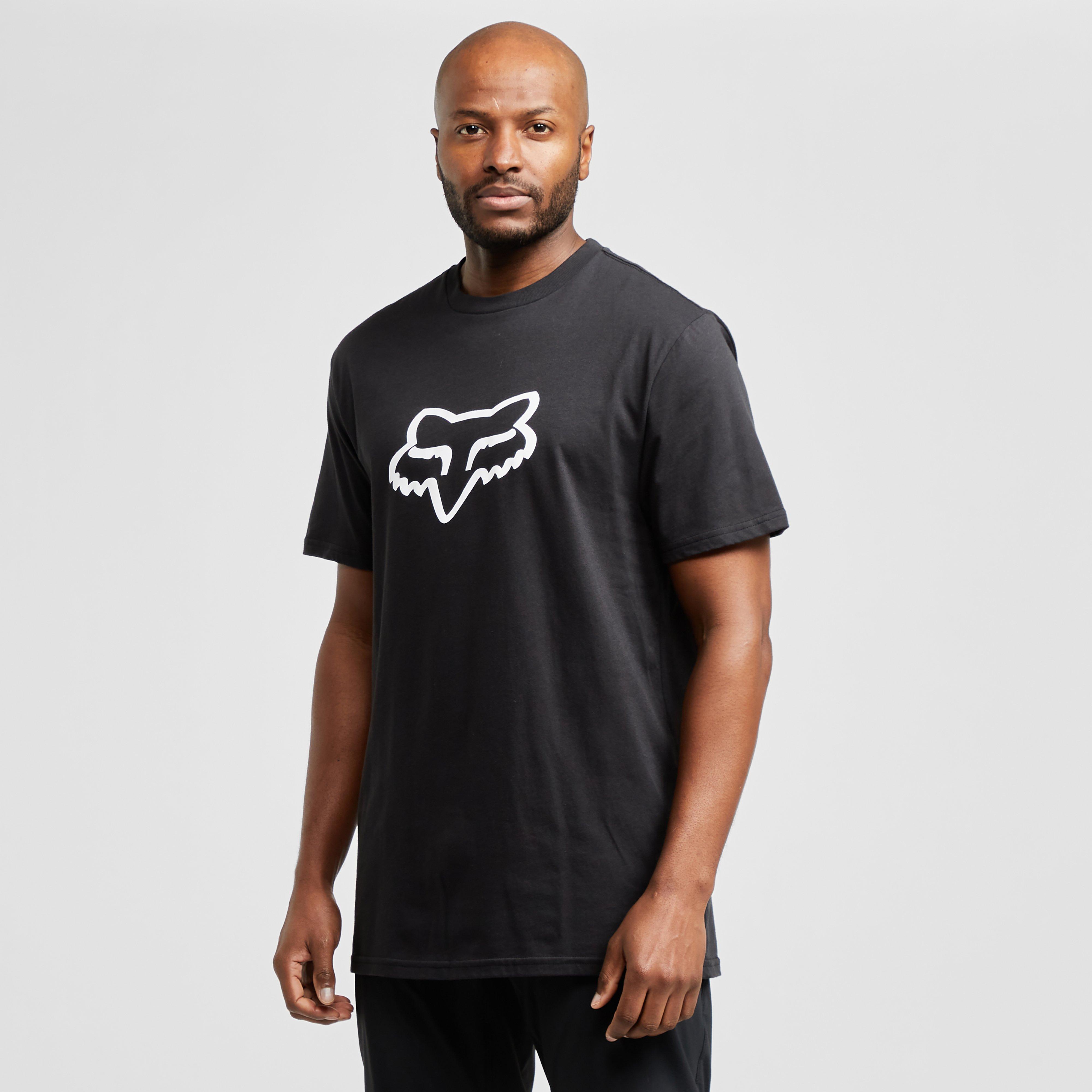 Image of Fox Men's Legacy Fox Head T-Shirt - Black/Black, Black/BLACK