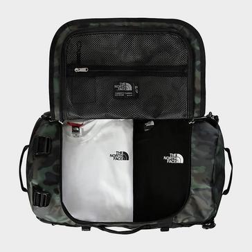 Green The North Face Base Camp Duffel Bag (Small)
