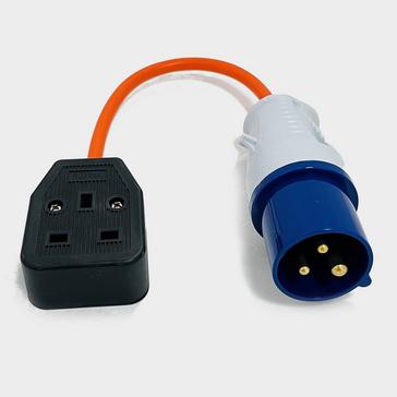 Black Eurohike 3 Pin Mains Socket Power Lead Extension