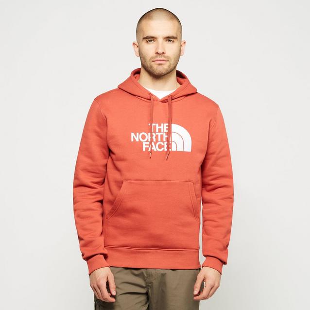 The north face hot sale orange hoodie