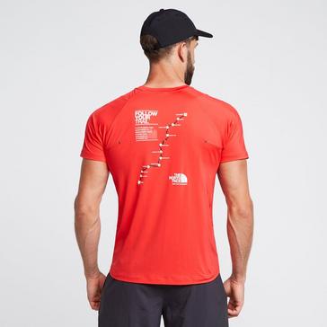 Red The North Face Men’s Glacier T-Shirt