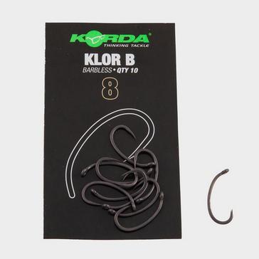 Black Korda Klor Barbless Hook Size 6