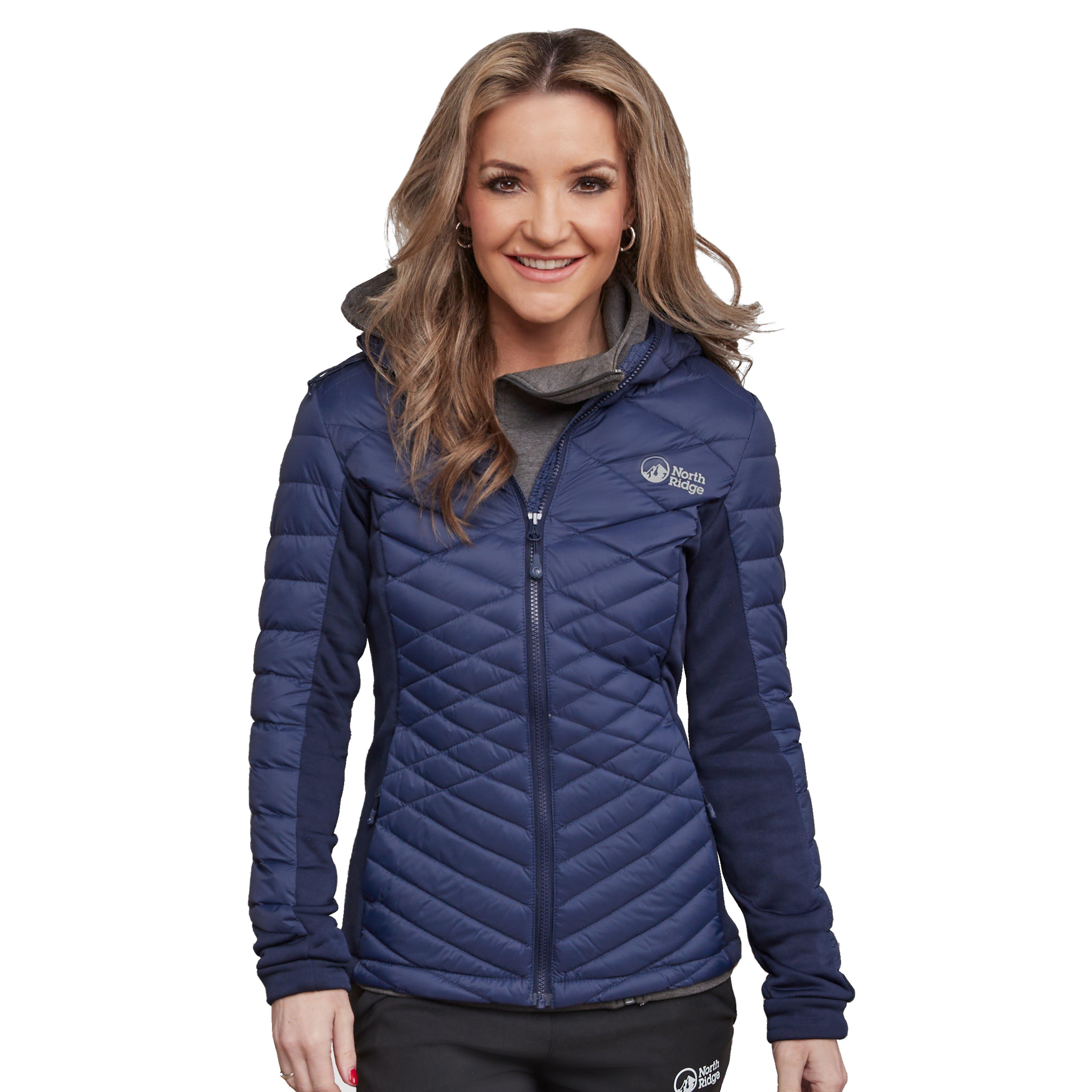 North Ridge Women’s Breeze Insulated Down Jacket with Stiffened Peaked Hood