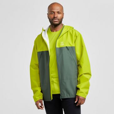 Green Haglofs Men’s Spira Waterproof Jacket