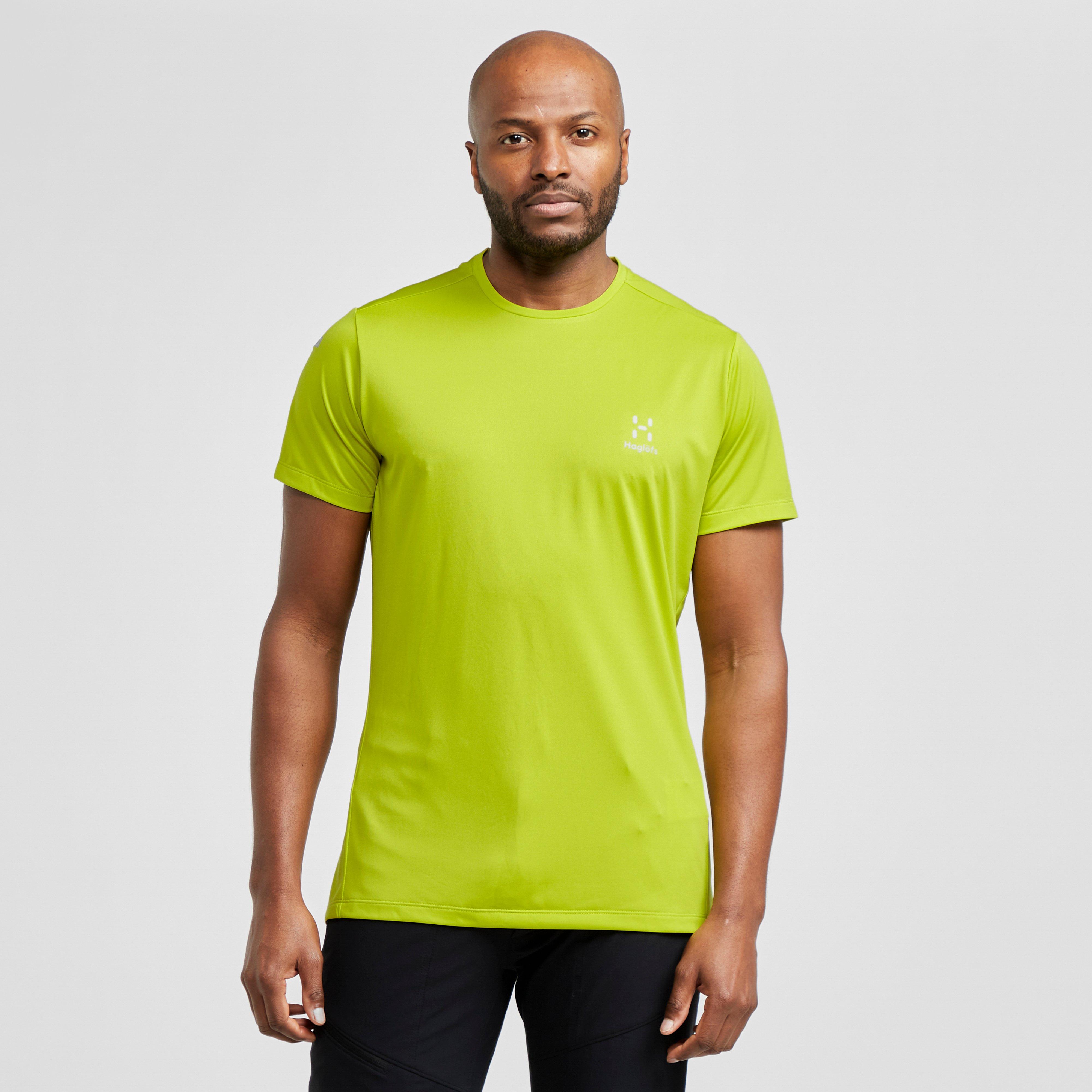 Image of Haglofs Men's L.I.M Tech T-Shirt - Green/Green, Green/Green