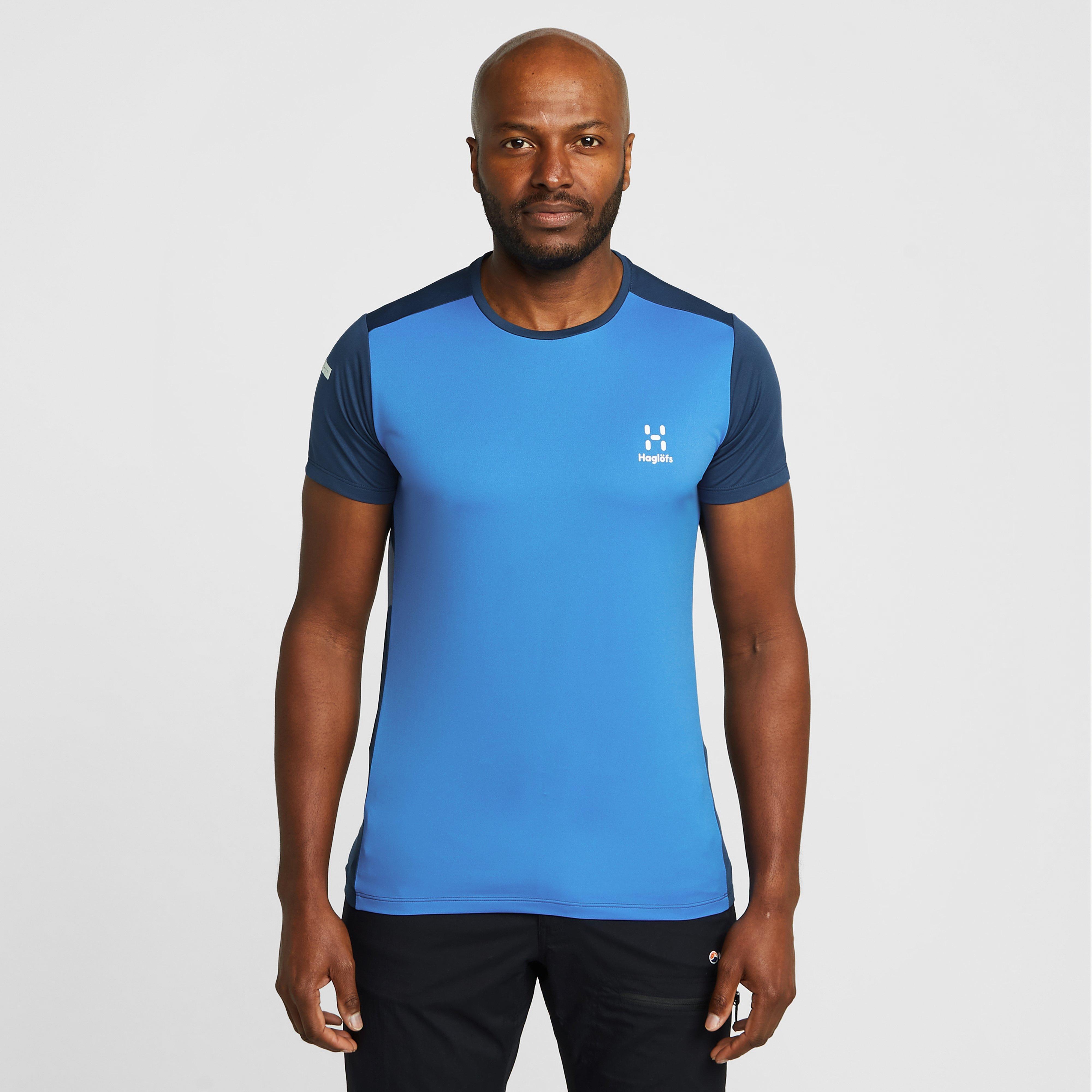 Image of Haglofs Men's L.I.M Tech T-Shirt - Blue/Blue, Blue/Blue