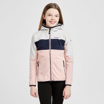 Pink Craghoppers Kids' Linden Hooded Fleece Jacket