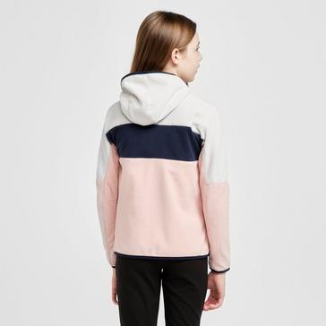 Pink Craghoppers Kids' Linden Hooded Fleece Jacket