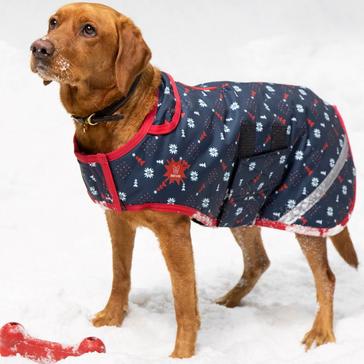 Navy Shires Digby & Fox Waterproof Dog Coat