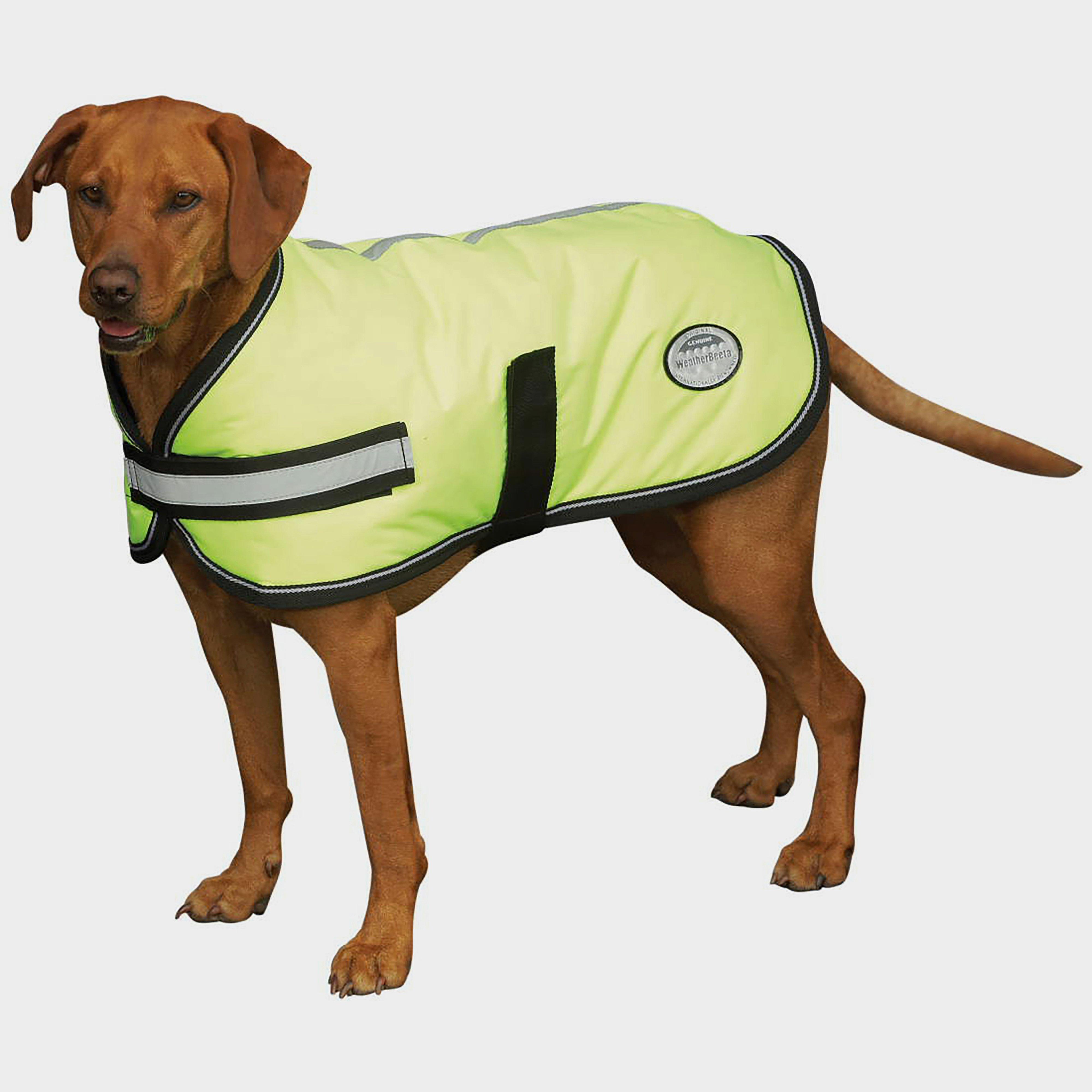 Image of Weatherbeeta Comfitec Reflective Insulated Dog Coat - Yellow, Yellow
