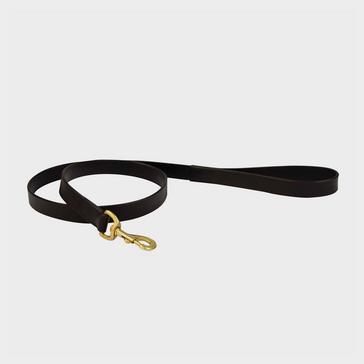 Black WeatherBeeta Leather Dog Lead