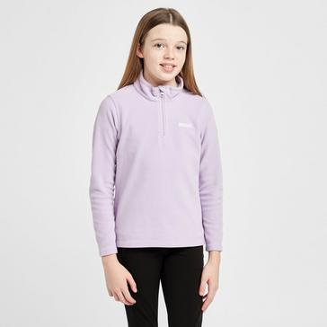 Purple Regatta Kids’ Hotshot II Half Zip Fleece