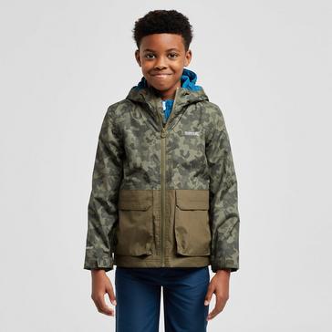 Green Regatta Kids’ Hywell Waterproof Jacket
