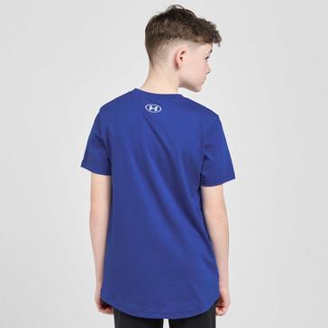 Blue Under Armour Kids’ Sportstyle Short Sleeve T-Shirt