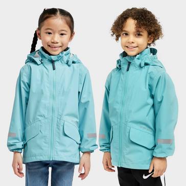 Blue Didriksons Kids’ Norma Waterproof Jacket