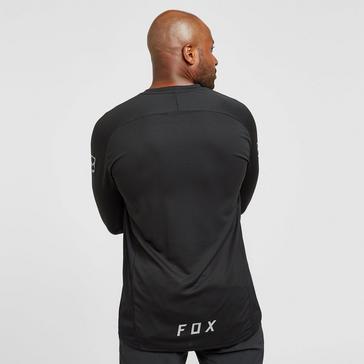 Black FOX CYCLING Men's Defend Long Sleeve Jersey