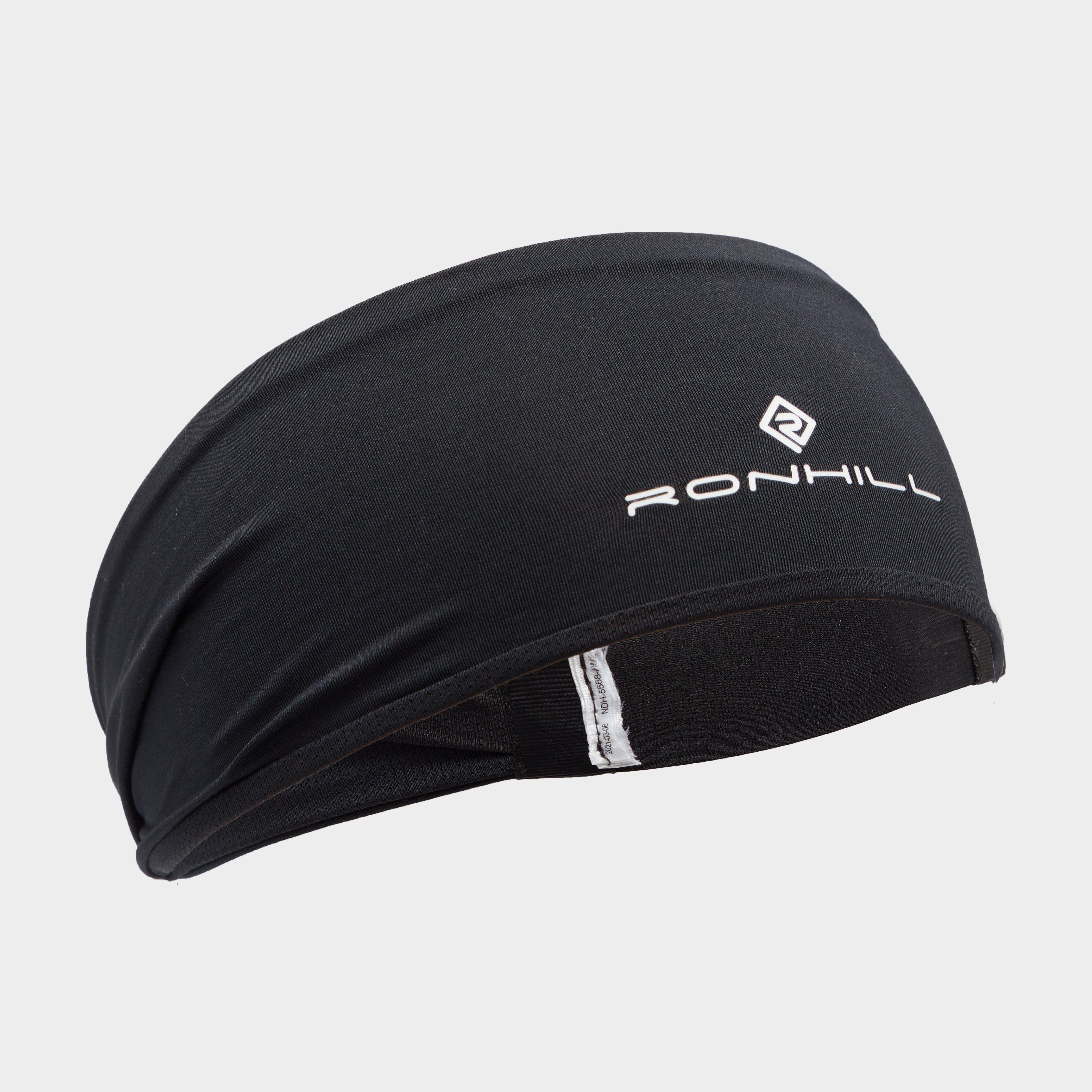 Image of Ronhill Reversible Revive Headband - Black/Black, Black/Black