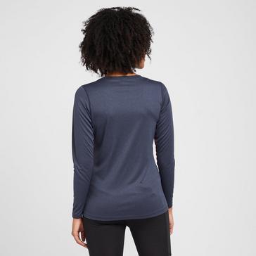 Navy OEX Women's Breeze Long Sleeve Baselayer T-Shirt