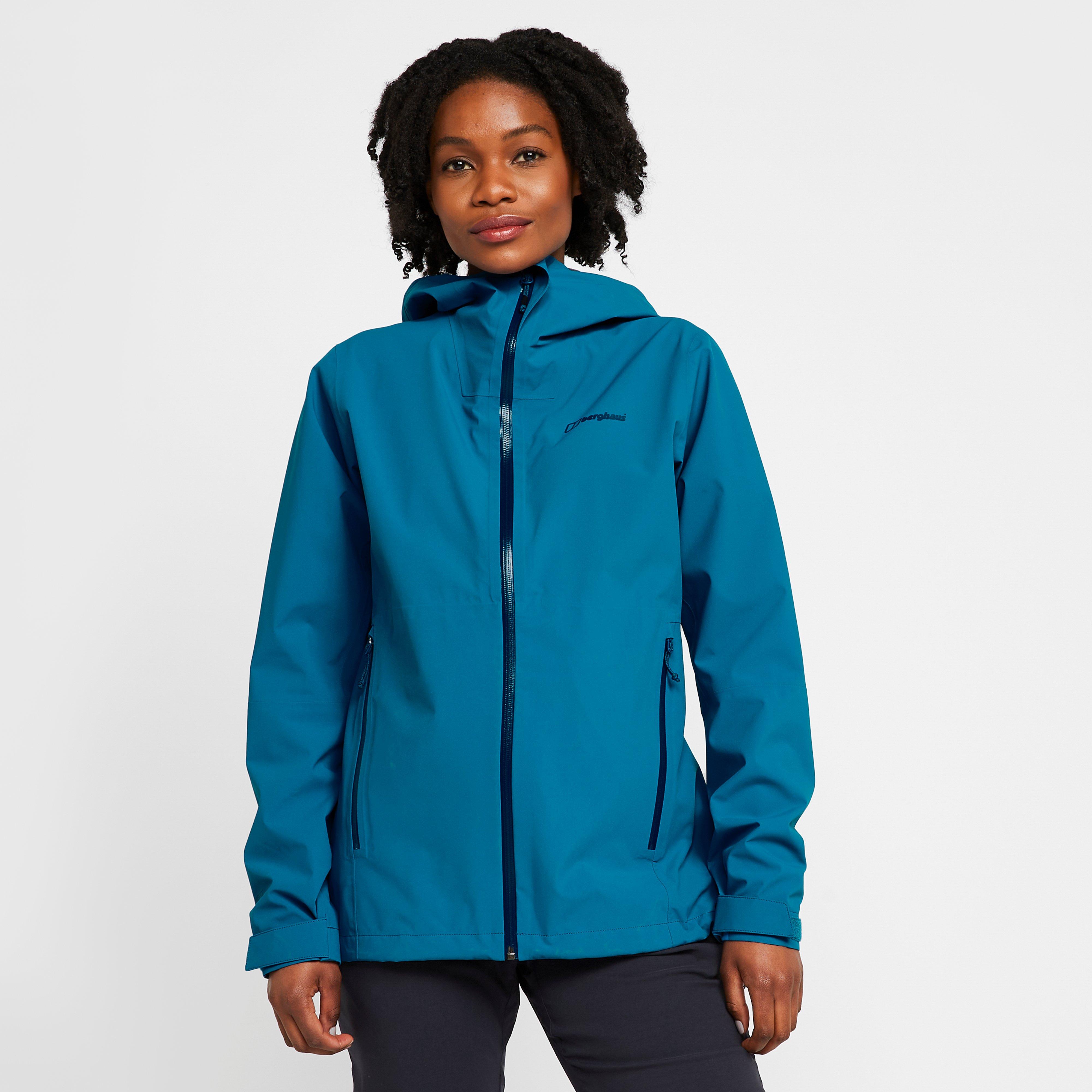 Best Price Berghaus Women's Boreen Stretch Waterproof Jacket - Blue ...