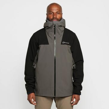 Black Berghaus Men’s Boreen Stretch Waterproof Jacket