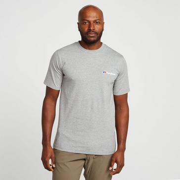 Grey Berghaus Men’s Classic Logo Organic T-Shirt