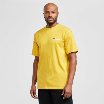 Yellow Berghaus Men’s Classic Logo Organic T-Shirt