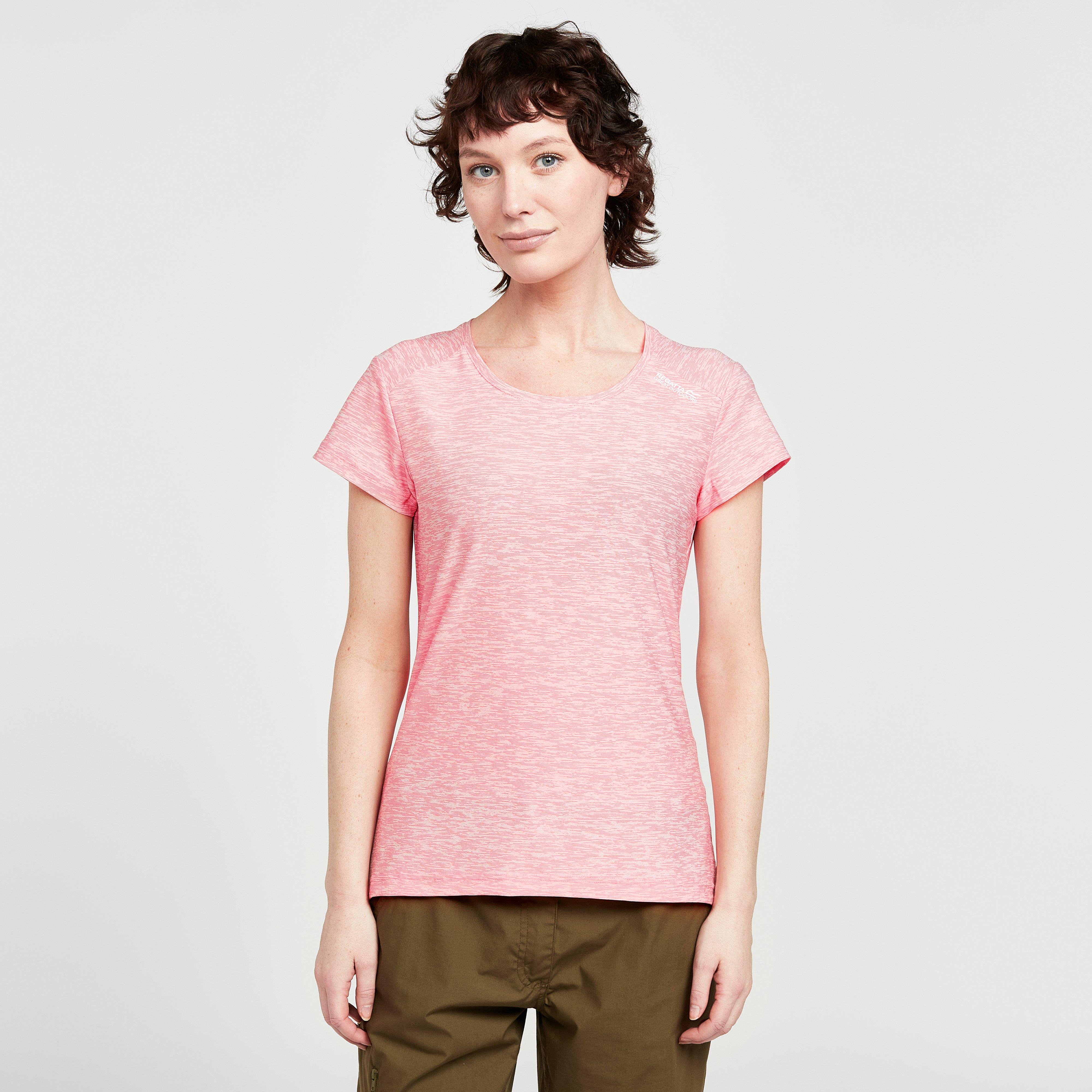 Image of Regatta Women's Limonite V T-Shirt - Pink/Pink, Pink/Pink