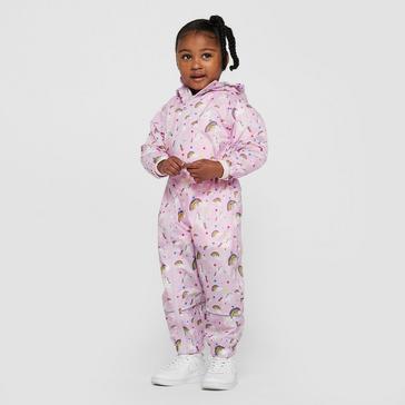 Pink Peter Storm Kids' Waterproof Suit Unicorn