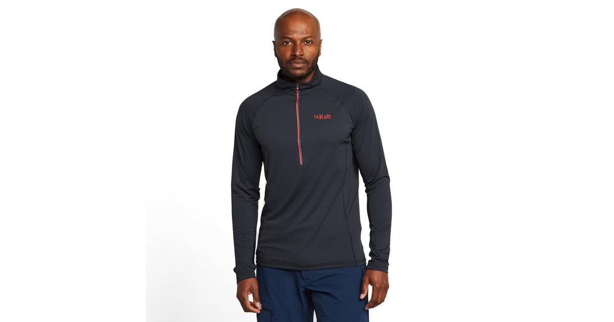 rab merino 120 long sleeve zip tee