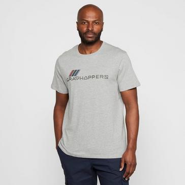 Grey Craghoppers Front Logo Short Sleeved T-Shirt
