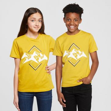 Yellow Berghaus Kids’ Diamond Mountain T-Shirt