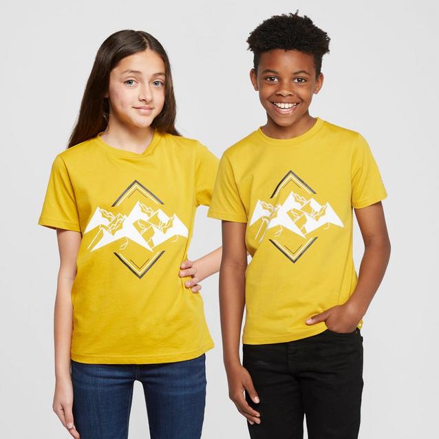 Berghaus Kids' Diamond Mountain T-Shirt - Yellow