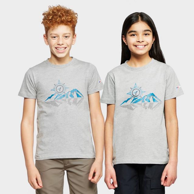 Grey Brasher Kids’ Mountain Compass T-Shirt image 1