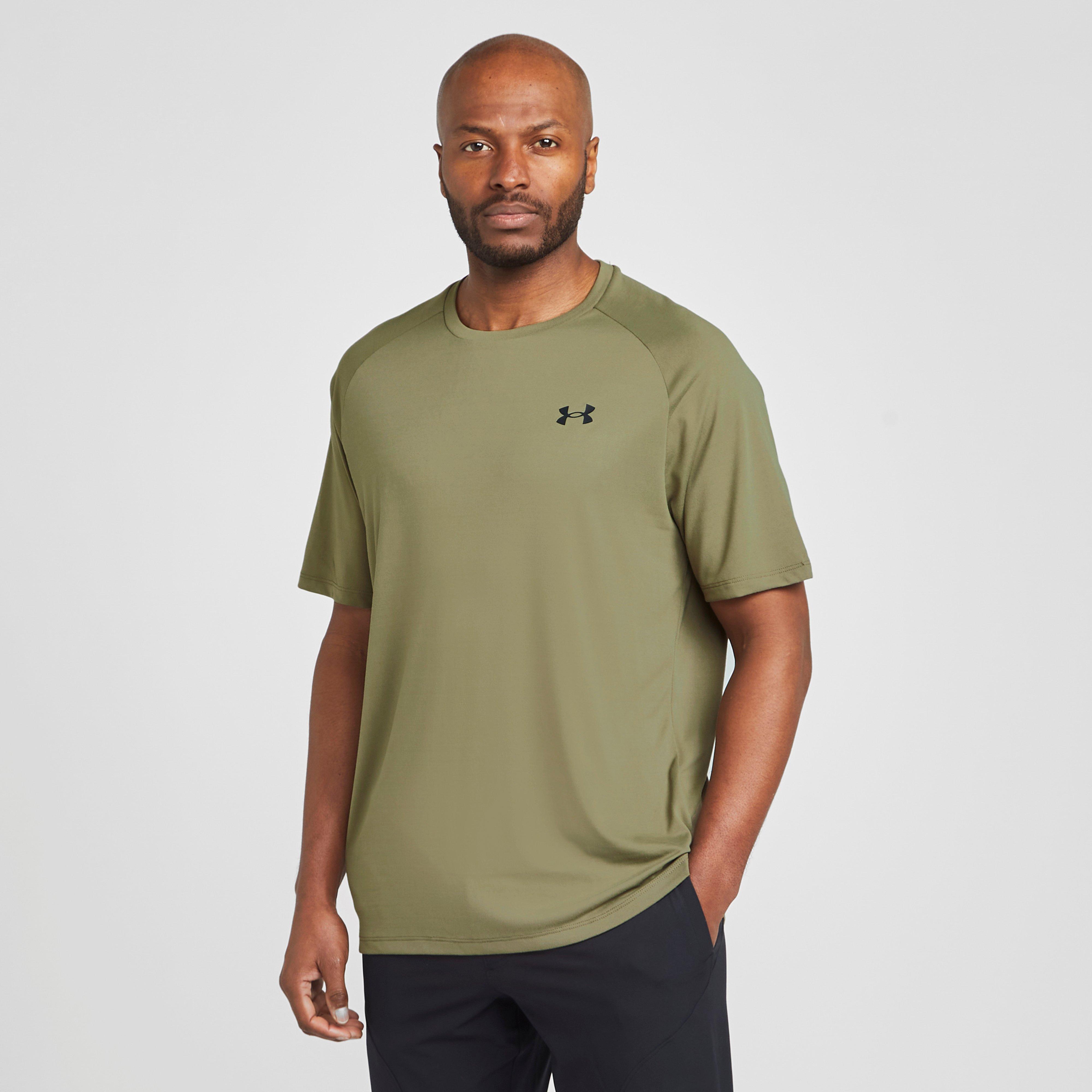 Image of Under Armour Ua Tech Patterned Short Sleeve T-Shirt - Green/Green, Green/Green