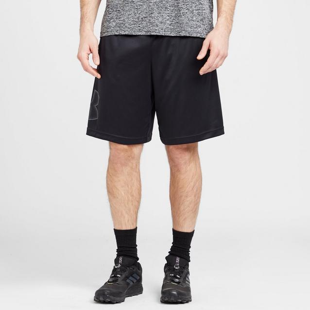 Under armour deals black basketball shorts