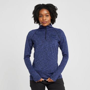 Lululemon Always Alert 1/2 Zip In Heathered Petrol Blue