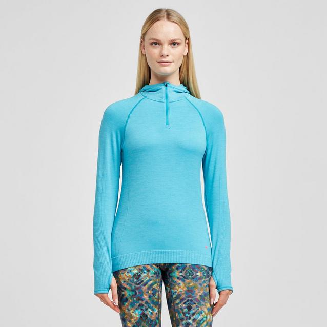 UO Seamless Zip-Up Funnel Neck Top