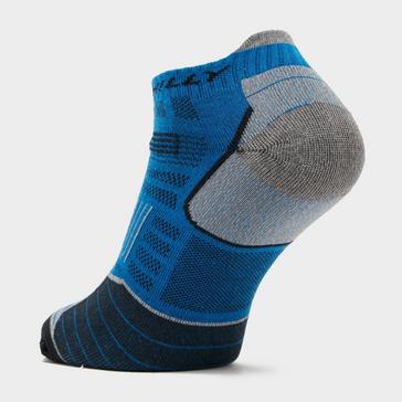 Blue Hilly Twin Skin Socklet Mini Socks