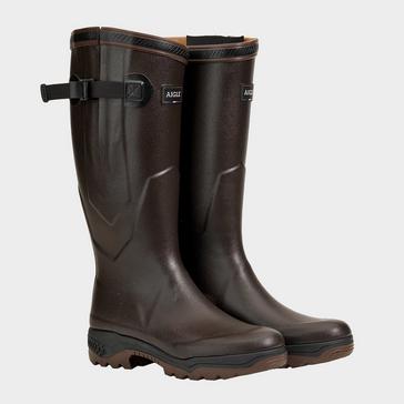 Black/Grey Aigle Women’s Parcours 2 Vario Wellington Boots