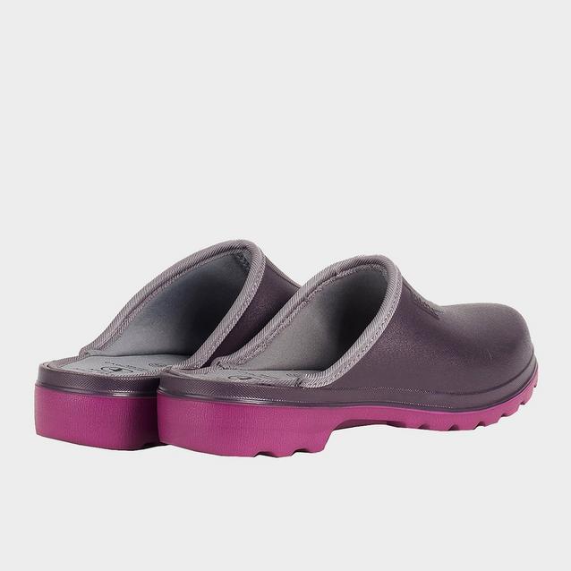 Aigle Women's Taden Clogs in Aubergine/Dahlia | Millets