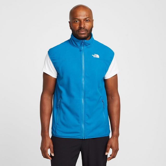 North face sales blue vest