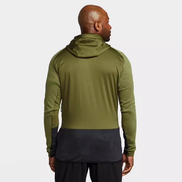 adidas Terrex Men's Tech Flooce Hooded Hiking Fleece Jacket | Blacks