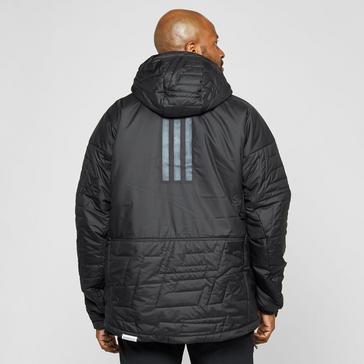 Black adidas Terrex Men's Terrex PRIMALOFT Padded Hooded Jacket