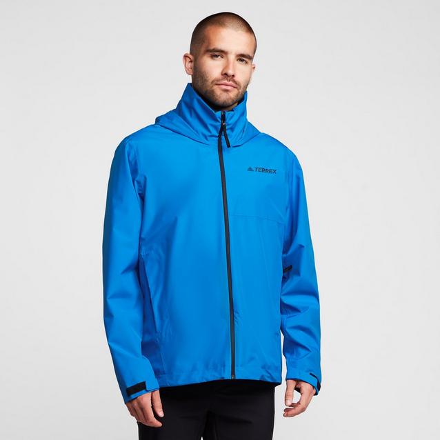 Blue adidas rain clearance jacket